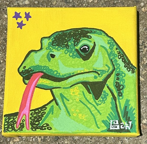 Komodo Dragon Portrait