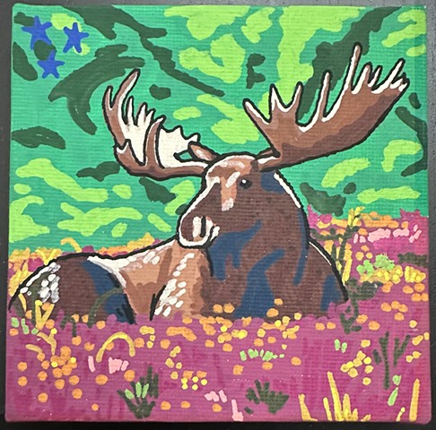 Moose Portrait