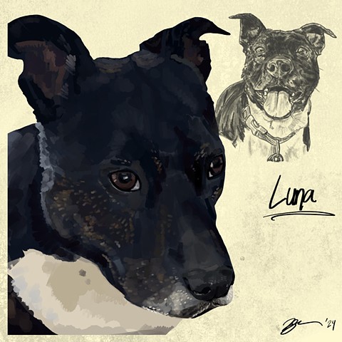 Luna Digital Portrait