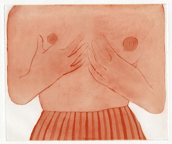 Untitled (girl in striped skirt)