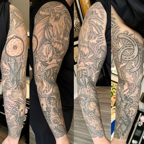 Western sleeve 
