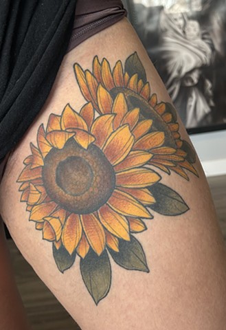 Sunflower laser coverup 