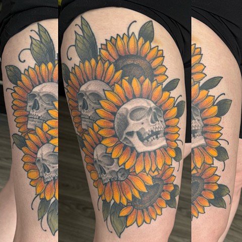 Skully sunflowers