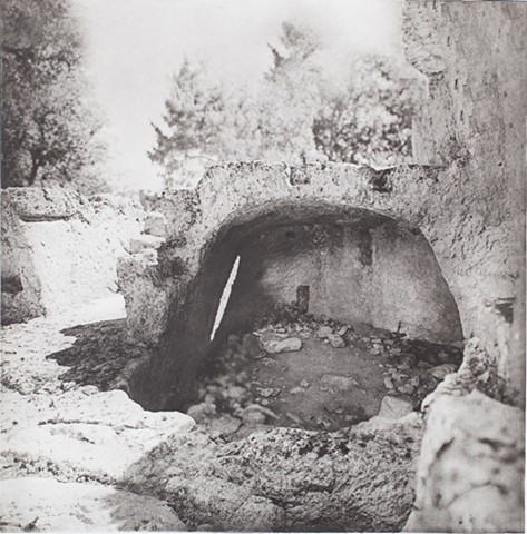 Fort de Buoux, photogravure 18x18