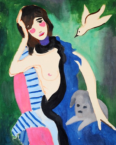 study 2 (after Marie Laurencin)