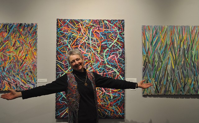 Artist, Pat Kroth with Solo Exhibit 