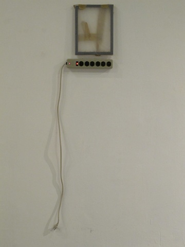 Yes you are correct, the power strip not plugged into a socket