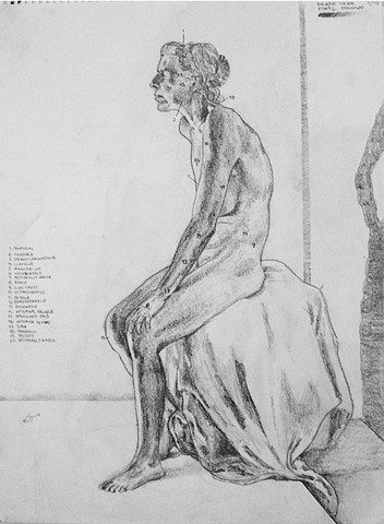 Beginning Figure Drawing 
2014, Graphite on paper
18” x 24”
