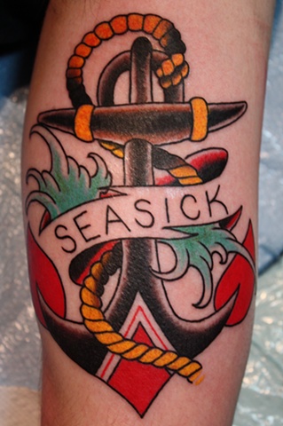 anchor sailor tattoo