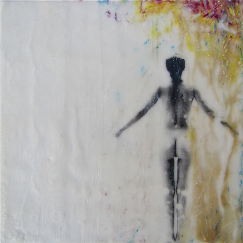 Susan Skrzycki, skrzycki, nude, figure, encaustic, art, picture, wax, naked, woman