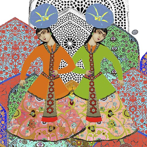 Two Women on White