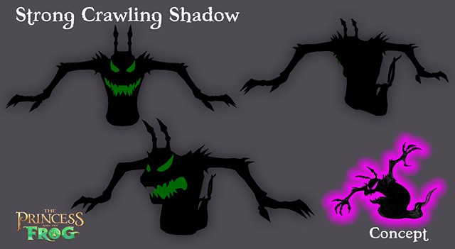 Strong Crawling Shadow