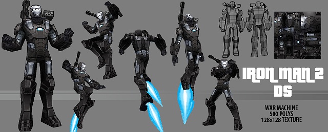 War Machine In-Game Character Model