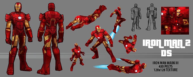 Iron Man 2 In-Game Character Model