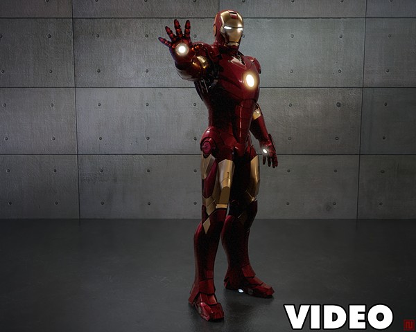 Iron Man Realtime Render Rotation