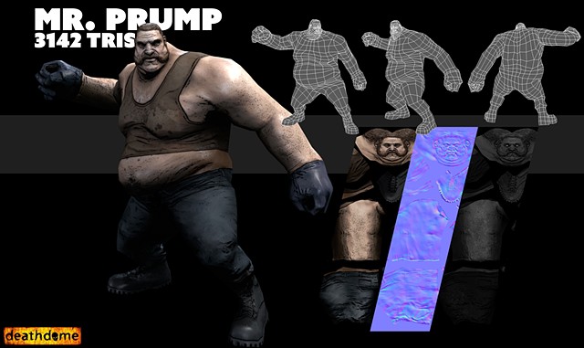 Death Dome: MR PRUMP Low Poly Model