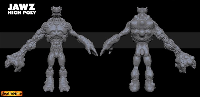 JAWZ High Poly Model