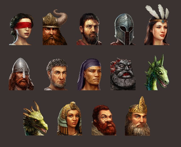 Age of Empires: Mythologies DS Portraits