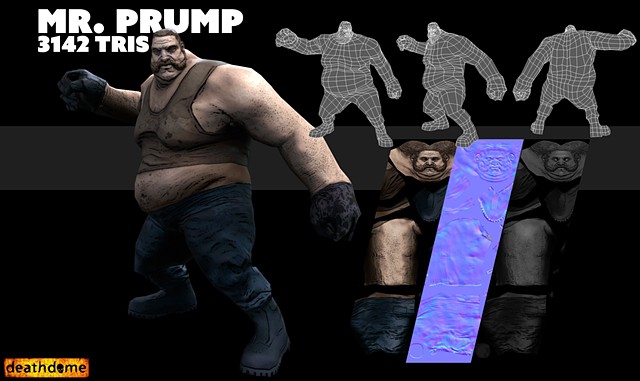 MR. PRUMP Low Poly Model