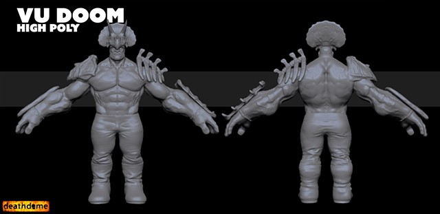 VU DOOM High Poly Model