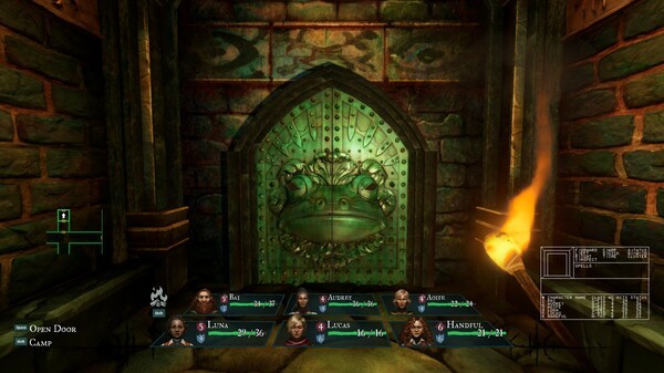 In-game screenshot of the Frog Door