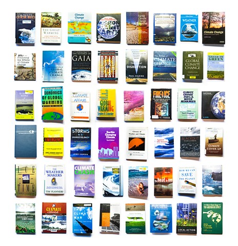 A selection of 48 volumes from the year-long collection of books on climate change