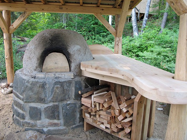 wood-fired bread oven