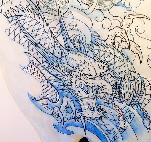 dragon sketch 