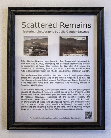 Scattered Remains, Zootown Arts Community Center