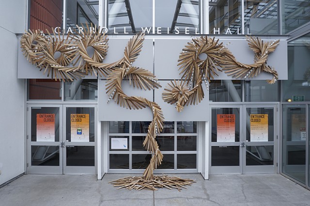 Lath Installation for California College of the Arts, San Francisco, CA, 2016