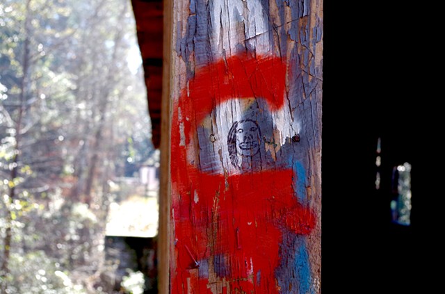 Graffiti at Coheelee Bridge. Coheelee Creek, GA.