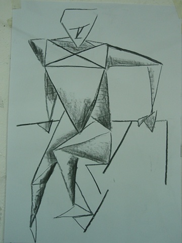 Cubist Figure