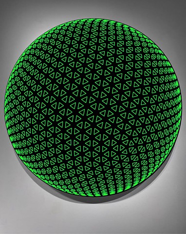 Green Light Black Orb Transition 