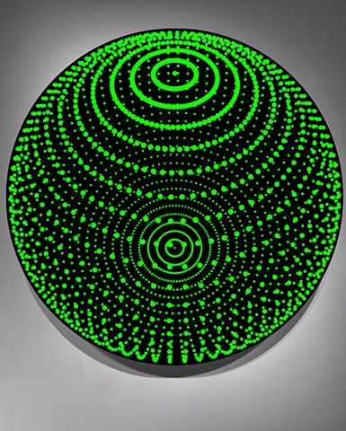 Bubbling Green Light Orb