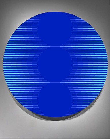 Segmented Blue Light Void Portal 