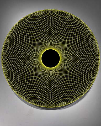 Yellow Light Black Vortex