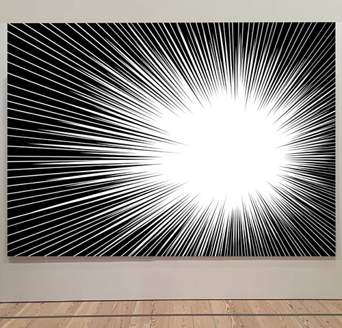 John Zoller Paintings, Art, Burst of Light Series by JohnnZoller, explosion, paintings of explosions, artb