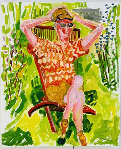 David Lamb in the Garden 