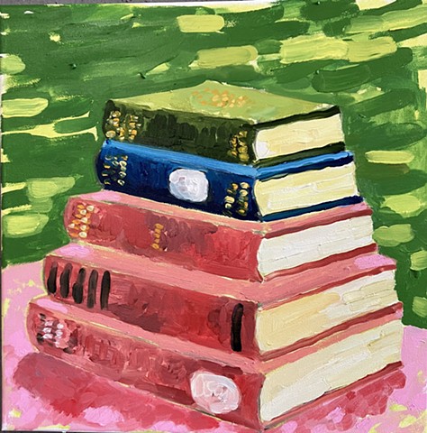 A Pile of My Parent's Books