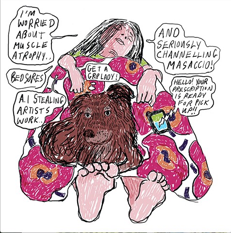 Self Portrait Channelling Masaccio