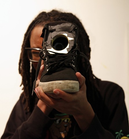 Shoe Pinhole Camera