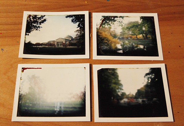 Polaroids from Experimental Photography Course 