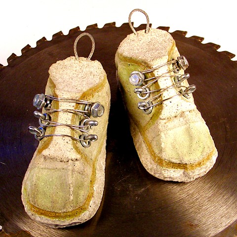 Limey Green Lace Ups~ $145. 1/28/2013 Tom Haney ($100.)