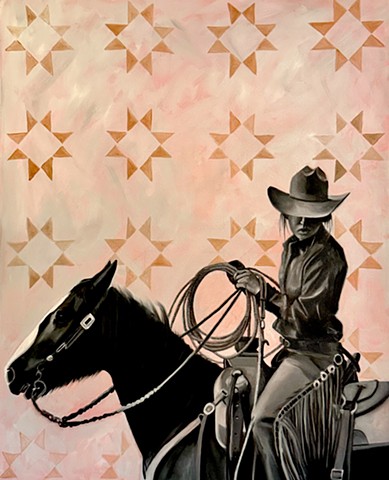 lone star rodeo print