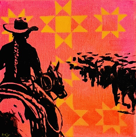 SOLD Neon Stampede