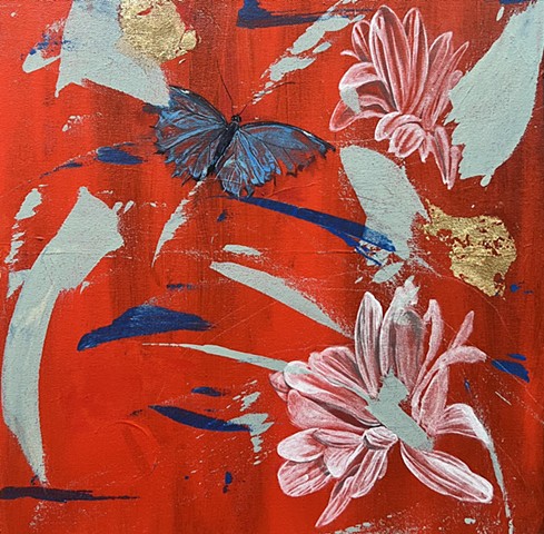 (Detail of) Red Flutterby