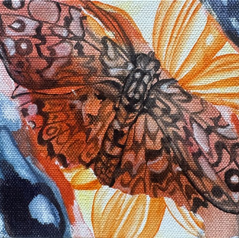 Wings and Petals Spread to Fill their Space, Inviting Life