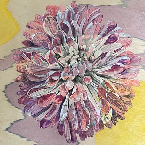 Hand-made paints and natural dyed Bouquets