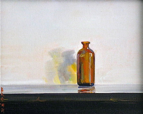 Jo Brown,"Solo," oil on archival canvas board, 8" x 10" (2010)