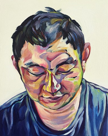 oil painting by Qing Song, portrait by Qing Song, portrait painting by Qing Song